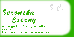 veronika cserny business card